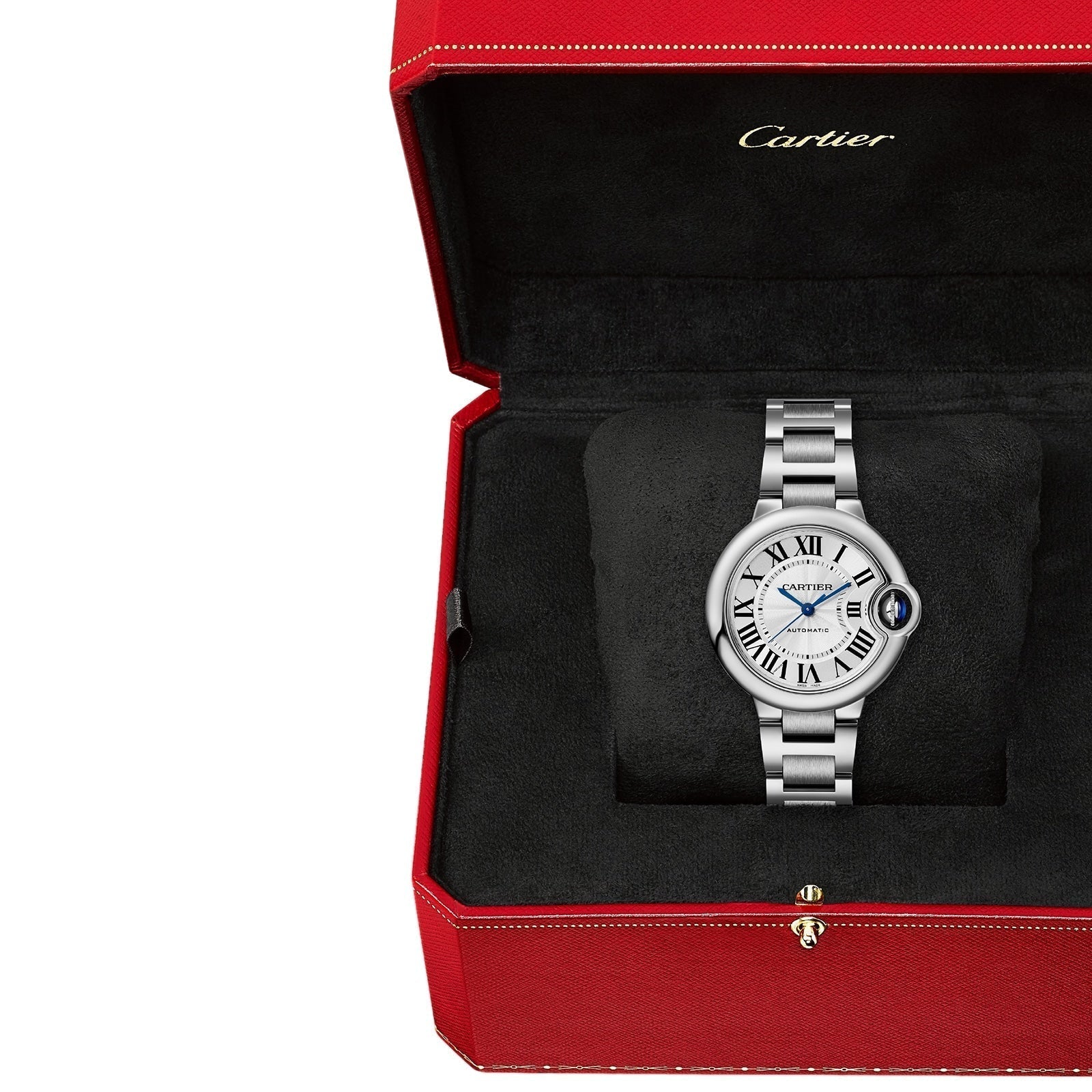 Ballon Bleu de Cartier 33 | 33mm, Steel, Silver Dial, Ref. WSBB0044