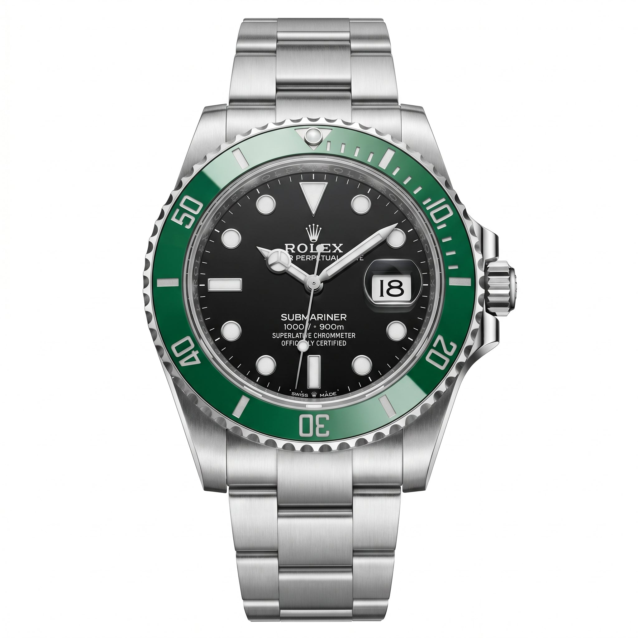 Rolex Submariner Date 126610LV "Kermit" Oystersteel Green